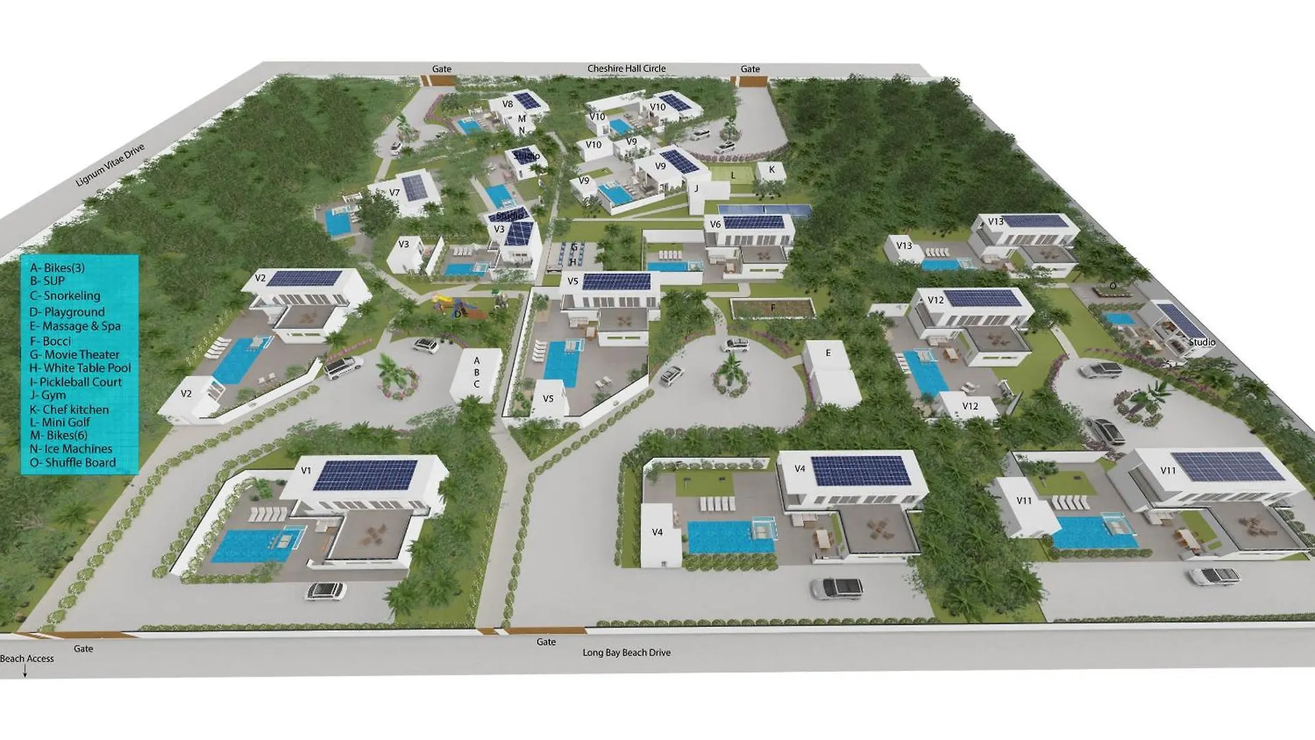 Top Rated Private Villa With Pool, Beach Access, Resort Amenities - White Villas V10 Long Bay Turks And Caicos Islands